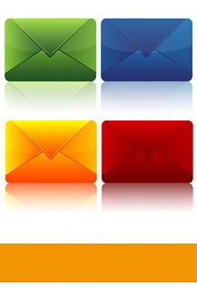 Orlando-Office – Moderne Geschäftsbriefe, Briefumschläge in diverse Farben